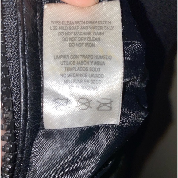 Miley Cyrus Black Faux Leather Jacket Girls XS - Picture 14 of 14